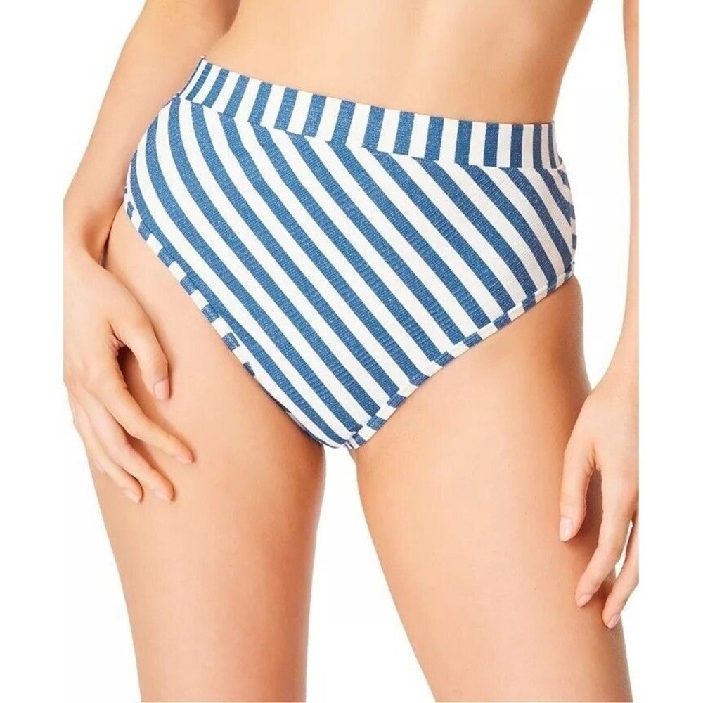 Women's Bikini Bottom by Jessica Simpson Blue White XL New With Tags